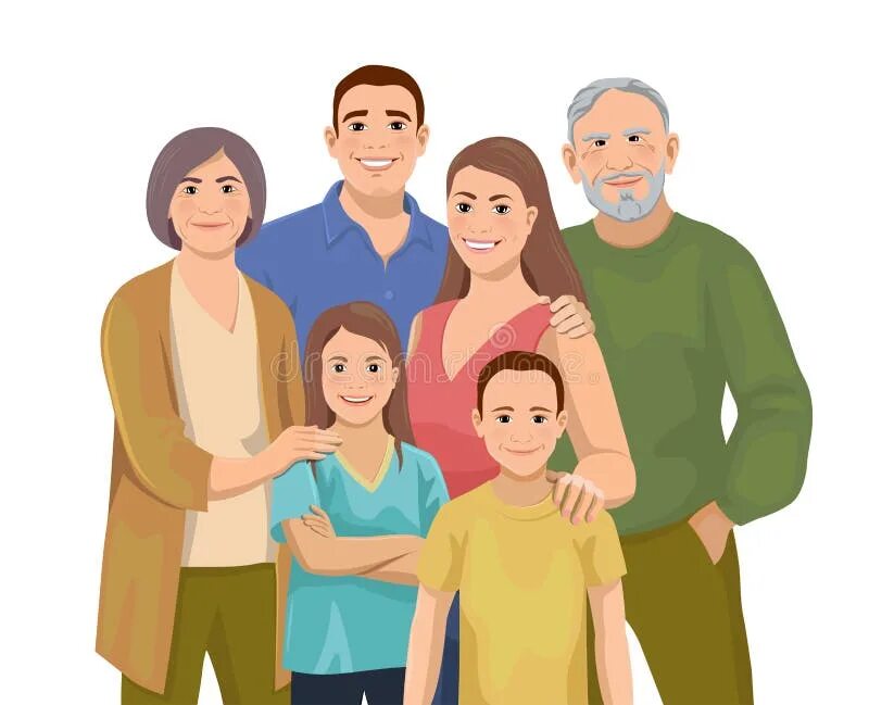 Brother grandfather. Father, mother, grandmother illustration. Father, mother, grandmother lunch illustration. Mother father grandmother grandfather icon. Two boys with mother father and grandmother.