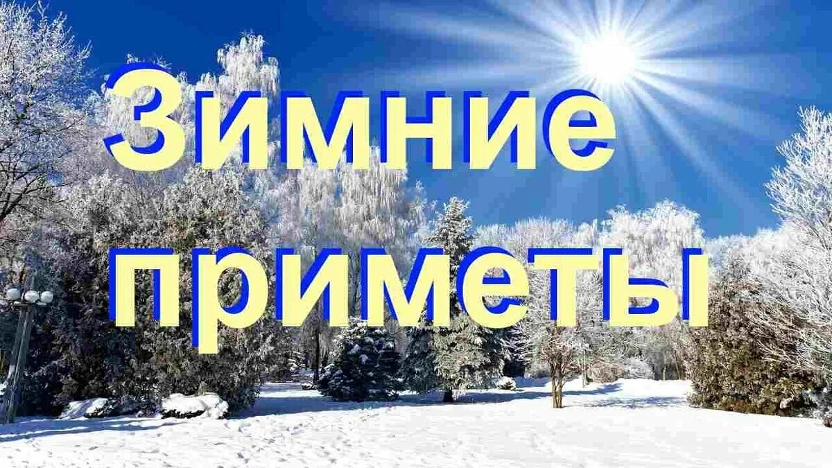 Приметы на зимнюю тему. Народные приметы зимы для дошкольников. Зимние приметы картинки. Надпись признаки зимы. Приметы надпись.