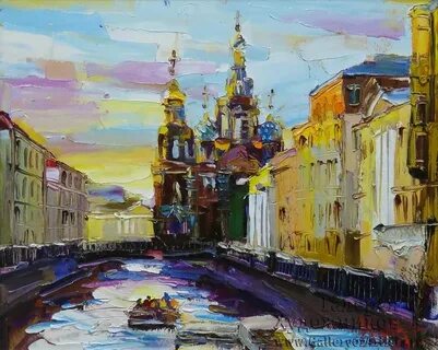 Масло холст петербург