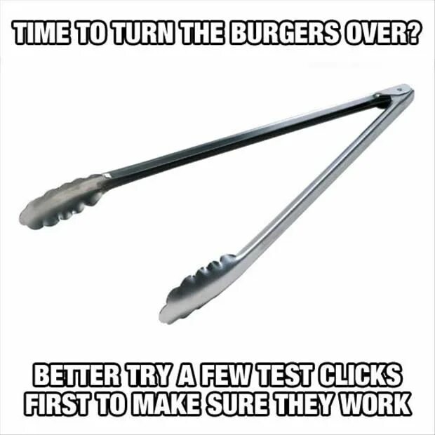 Sure they. Cat with Barbeque Tongs meme Messenger.