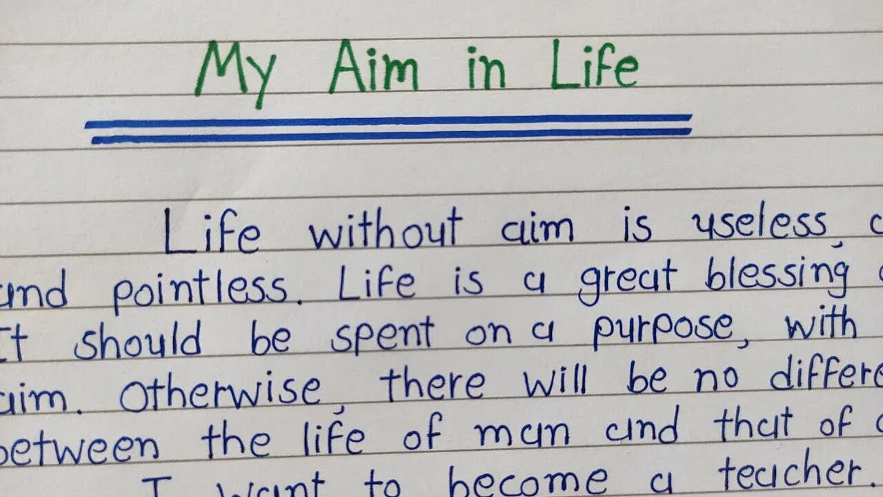 Life is essay. Essay my aim in Life. My aim in Life.