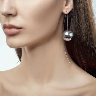 Серьги шарики