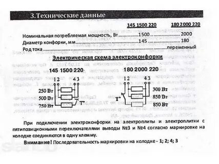 Сопротивление электрической плитки