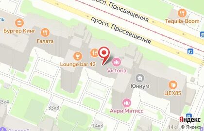 Улица просвещения карта