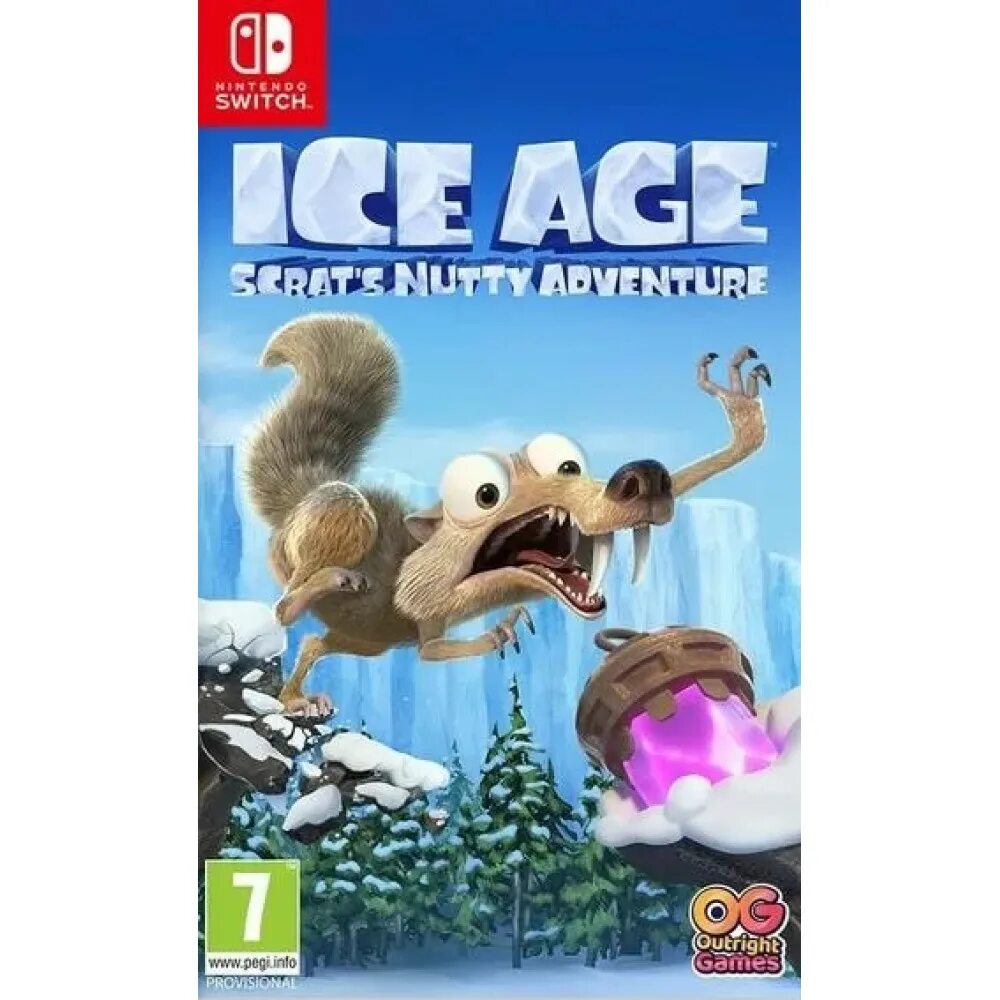 Ice age scrats nutty. Ice age Nintendo Switch. Ледниковый период: сумасшедшее приключение Скрэта. Игра Ледниковый период сумасшедшее приключение Скрэта. Игра Ледниковый период Scrats Nutty.