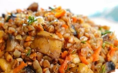 Гречка с луком без моркови