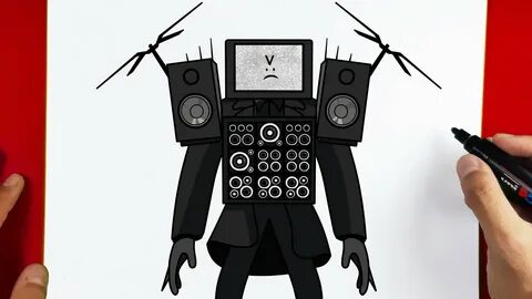 Tv man рисовать