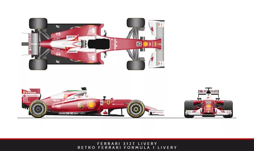 Retro Ferrari Formula 1 Livery (7) Images :: Behance
