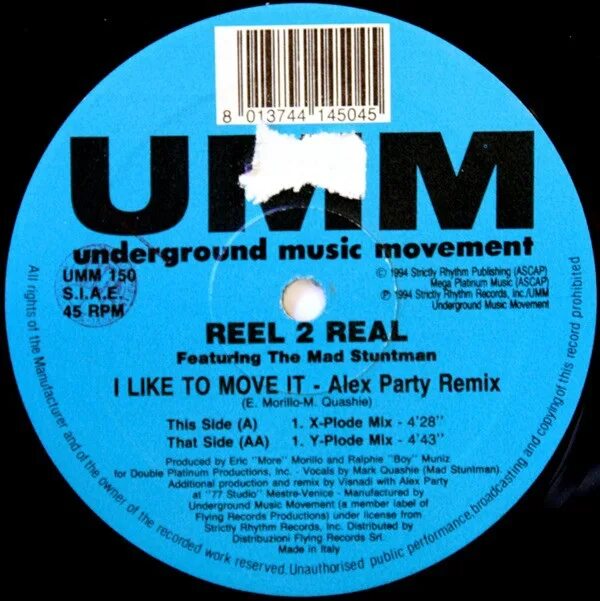 I like to move it remix. Reel 2 real featuring the mad stuntman. reel 2 real feat. the mad stuntman - i like to move it. i like to move it the mad stuntman. reel 2 real - i like to move it.