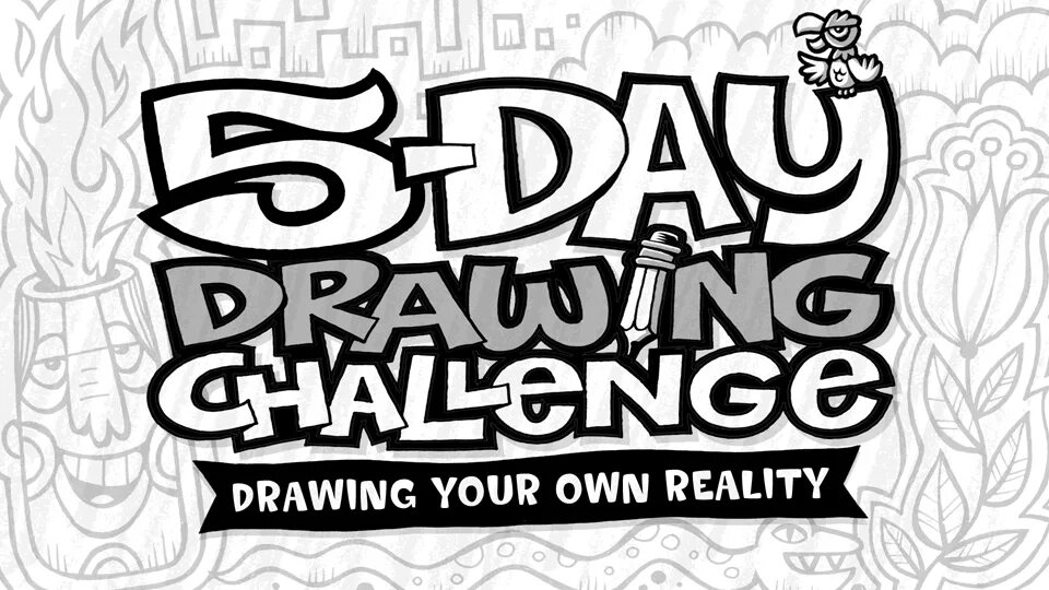 Draw your own. Реалити рисунки. 5-day drawing challenge – drawing inspiration von glitschka.