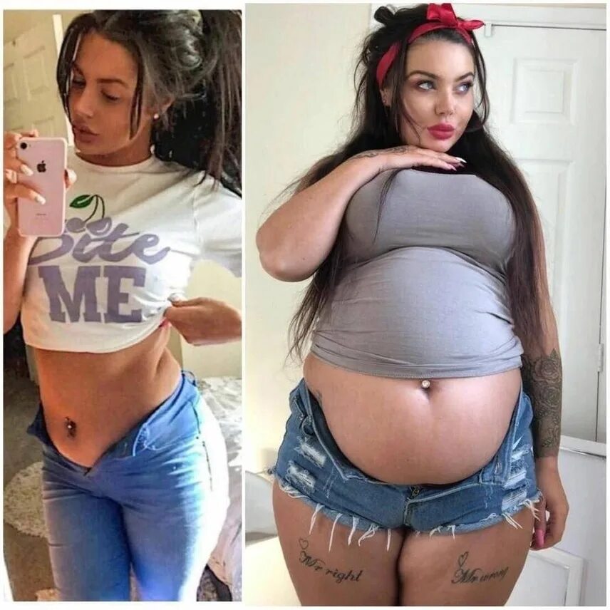 Feedee weight gain progress