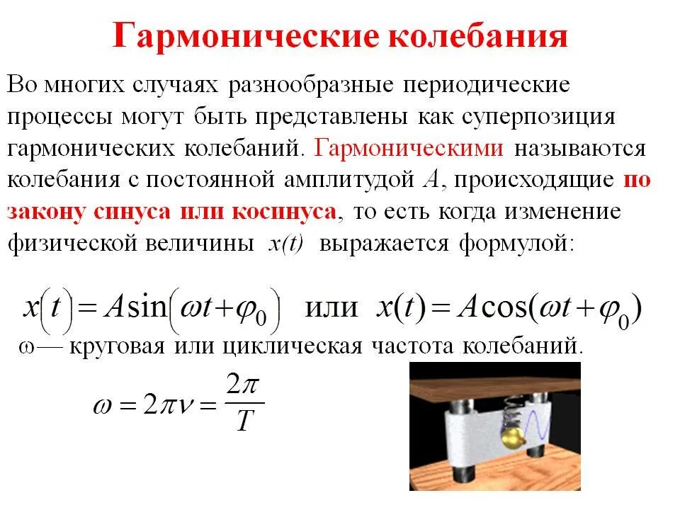 Определение гармонических колебаний. Гармонические колебания физика 9 класс. Колебания парноничческие. Гармонические колебан. Гармонические колебания- это колебания.....