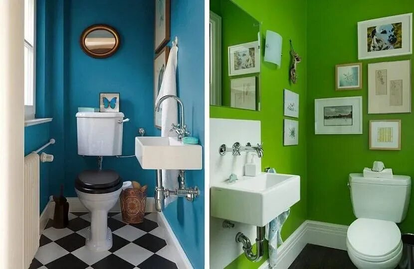 Какой под в туалете. Интерьер туалета. Туалетная комната. Крашеные стены в туалете. Цветовая гамма для туалета.