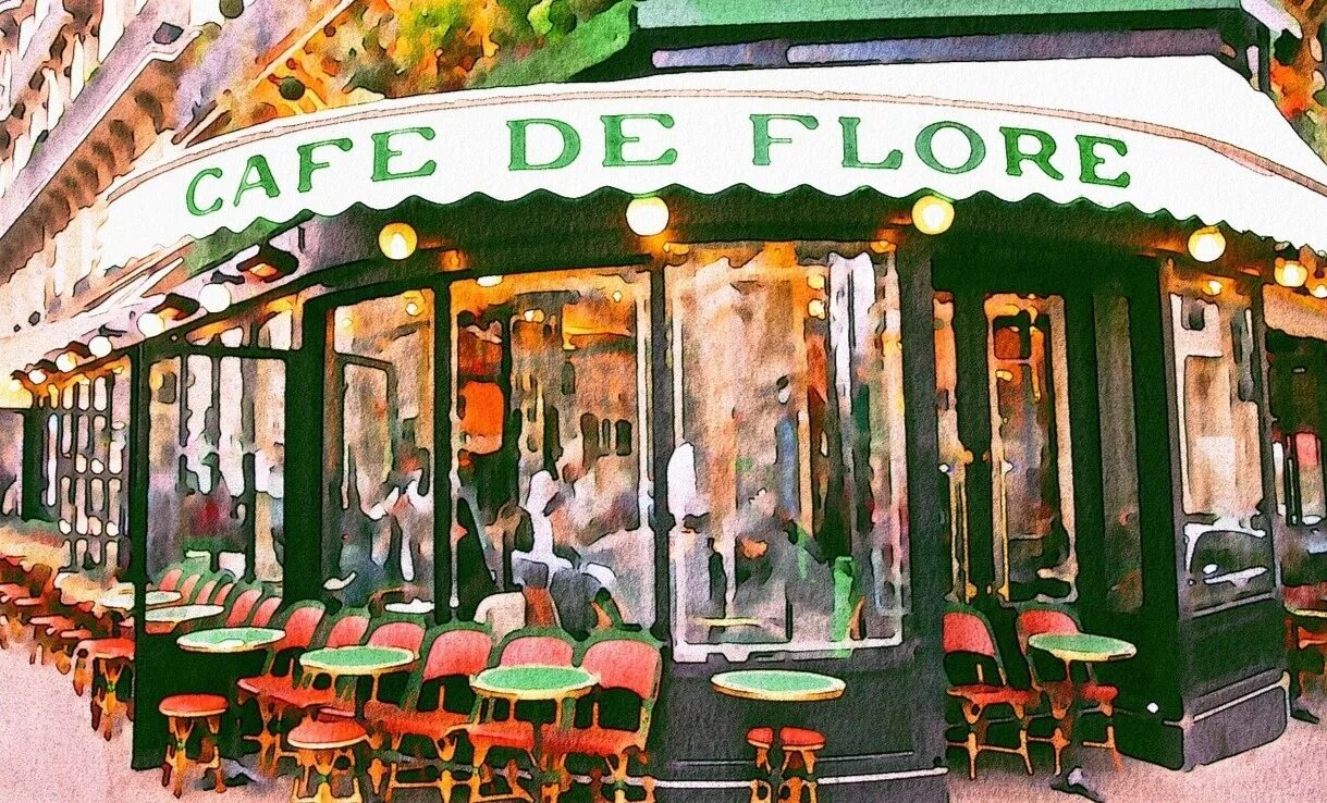 Кафе де Флор Париж. Cafe de Flore ресторан Париж. Кафе де Флор Париж фото. Кафе де париж
