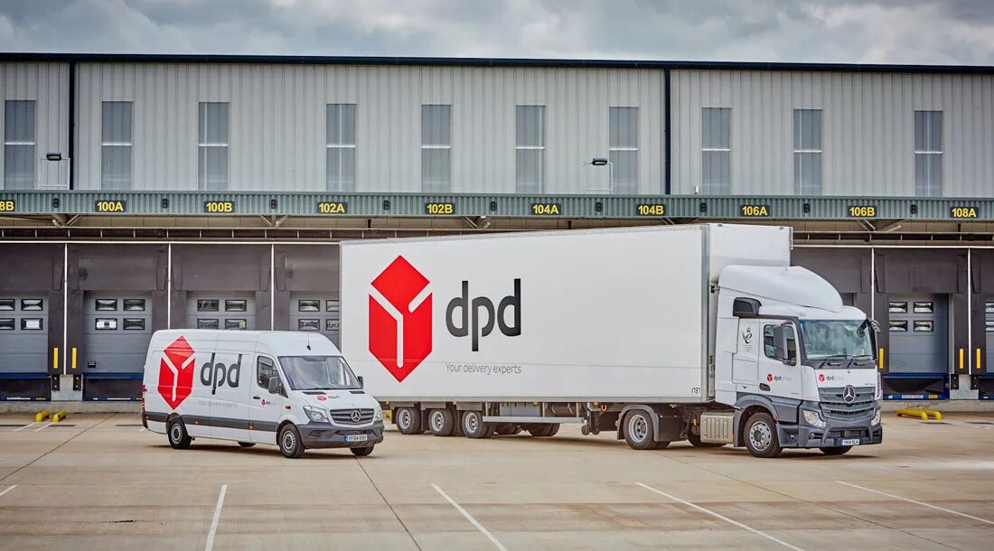 Тк dpd. Фургон дпд. dpd грузовая машина. dpd вольво. дпд фуры.
