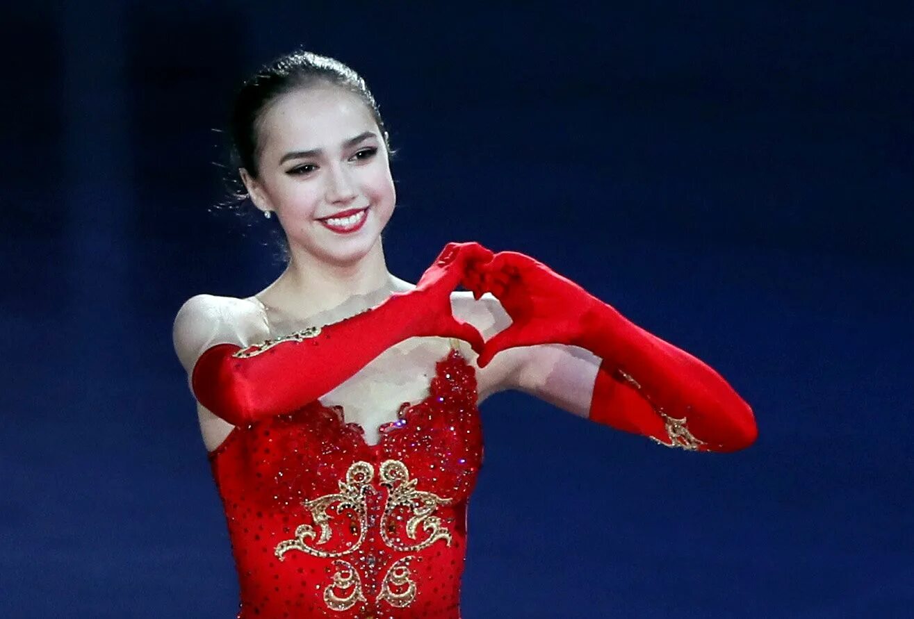 Figuristka Alina Zagitova.