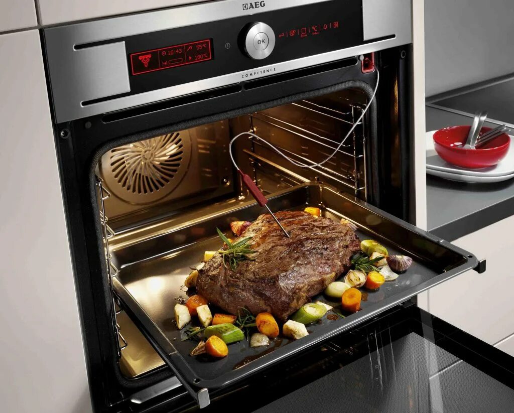 Cook oven. Электрический духовой шкаф AEG BS 7314421 M. Фрателли Онофри духовой шкаф. Электрический духовой шкаф Maunfeld термощуп. Термощуп для духовки Bosch.