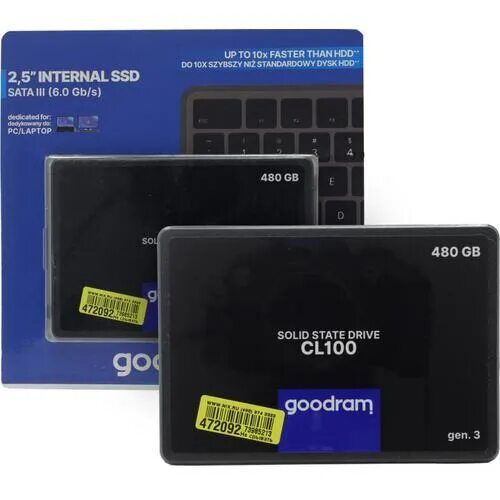 GOODRAM SSDPR-cl100-240-g3. GOODRAM cl100 g2(SSDPR-cl100-120). SSDPR-cl100-240-g3. GOODRAM SSDPR-cl100-120-g3. 480 100