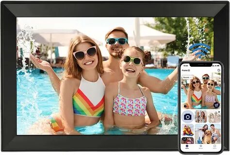 Digital Picture Frame Funcare 15.6 Inch Large WiFi Digital Photo Frame...