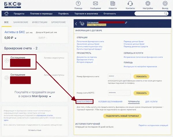 Брокерский счет номер счета. Брокерский счет БКС. Условия брокерского счета. Реквизиты брокерского счета.