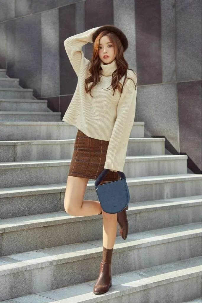 clothes clothing style fashion kfashion korean beige bag autumn winter cozy comf