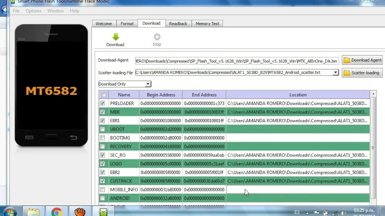 Mt6735 android scatter