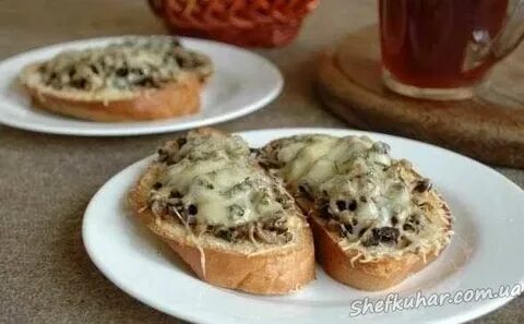 Грибы с молоком и сыром