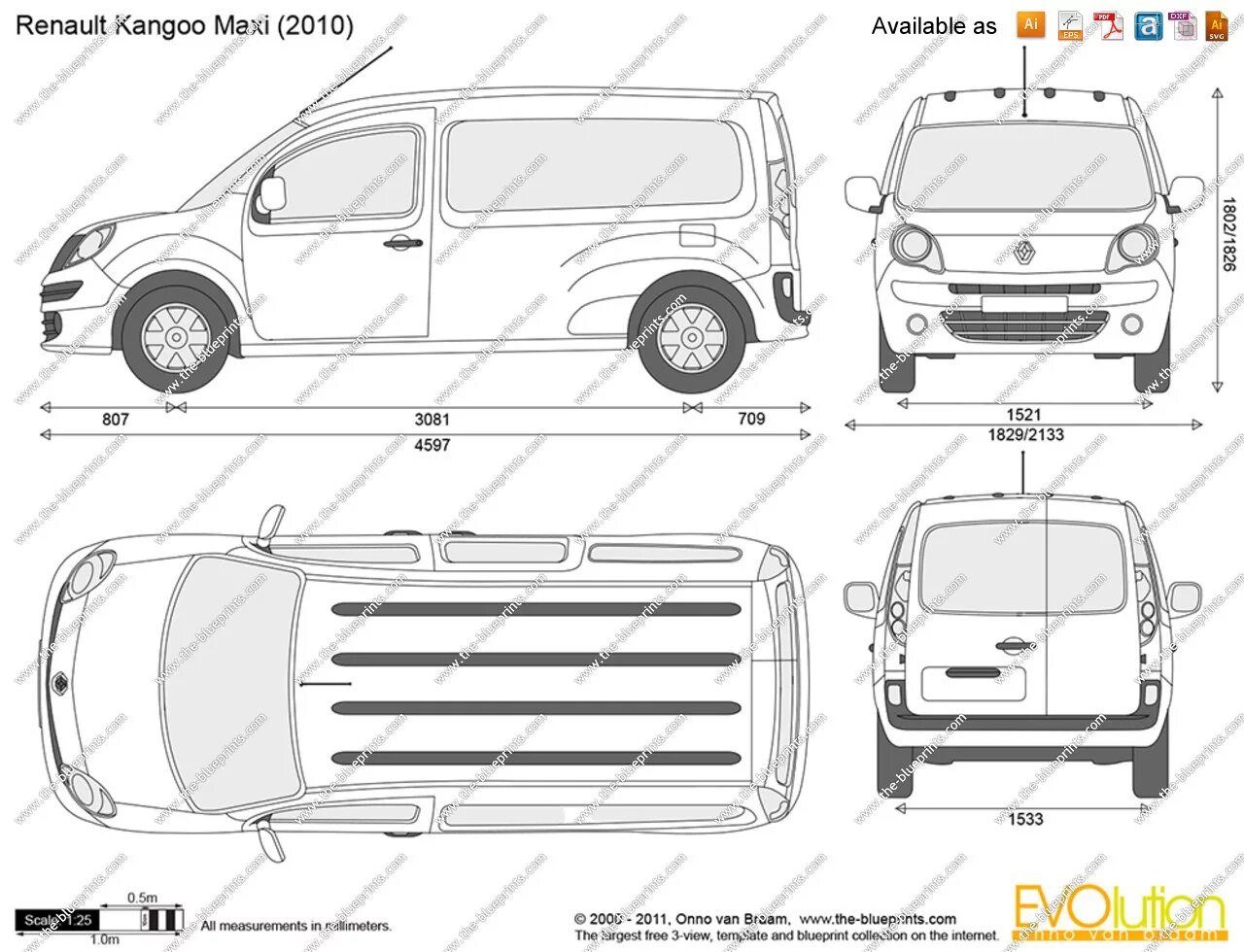 Рено Кангу 2 Рестайлинг габариты. Renault Kangoo 2 габариты кузова. Doblo Maxi 2006 чертеж. Габариты фургона Renault Kangoo. Размер maxi