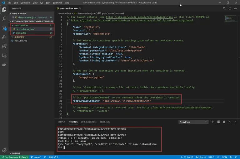 Pip в vs code. Visual studio code docker. vs code с расширением remote development. лёгкий скрипт в визуал код на питоне. докер десктоп через визуал код.