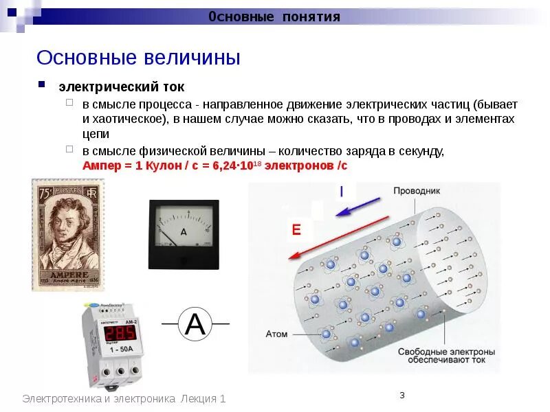 Электрический ток это направленное движение частиц. Основные электрические величины. Понятие электрического тока. Термин электричество.