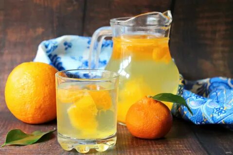 Компот из мандаринов простой