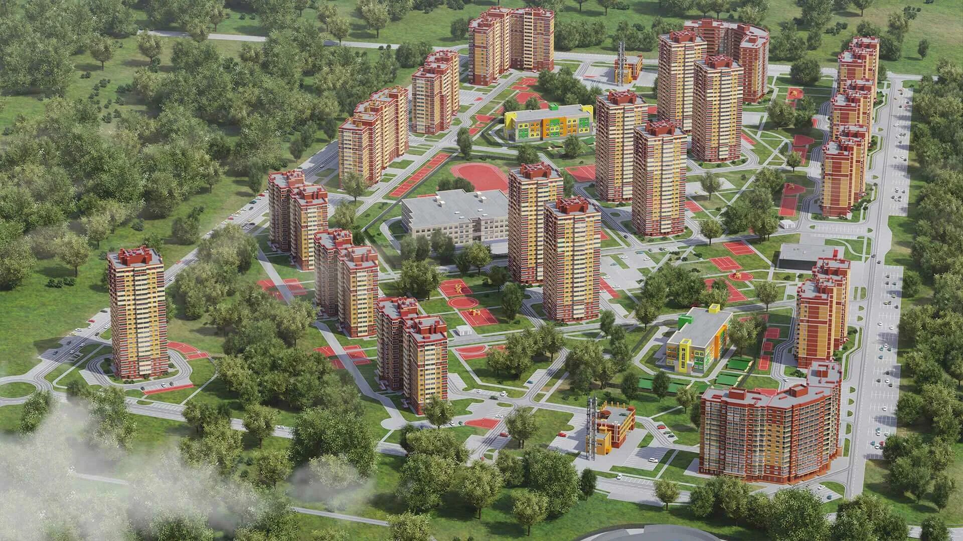 Микрорайоны тулы