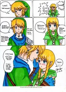 Link and Linkle Doujinshi Short: Senpai's love by Kisarasmoon on D...