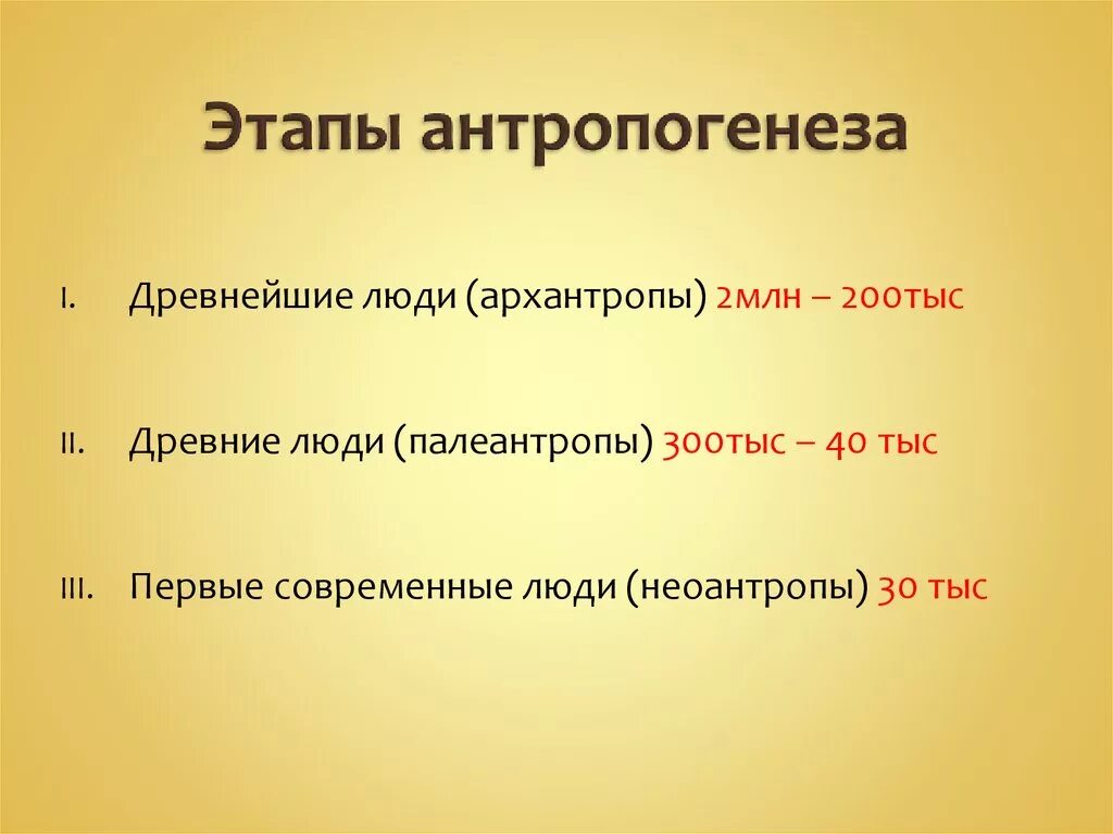 Верная последовательность антропогенеза. Этапы антропогенеза. Основные этапы антропогенеза. Основные стадии антропогенеза. 2. Этапы антропогенеза.