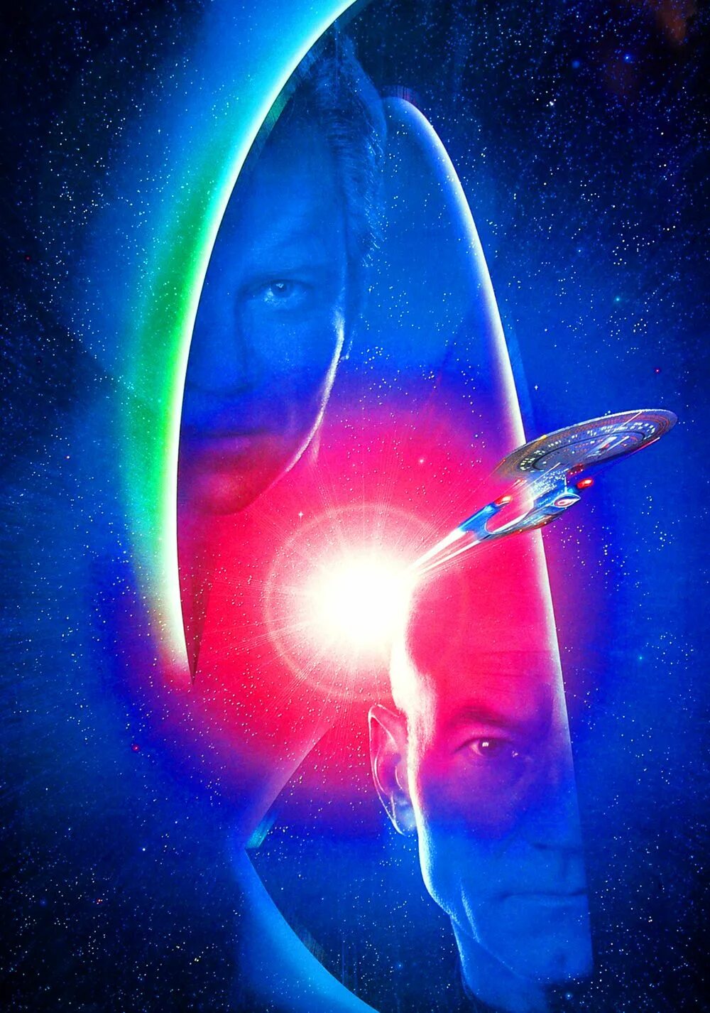 Posters 7. Звёздный путь поколения 1994. Star Trek Generations 1994 poster.