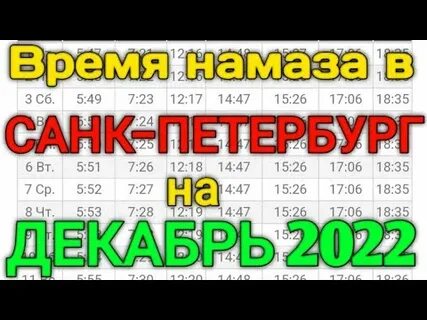 Время намаза набережные челны октябрь