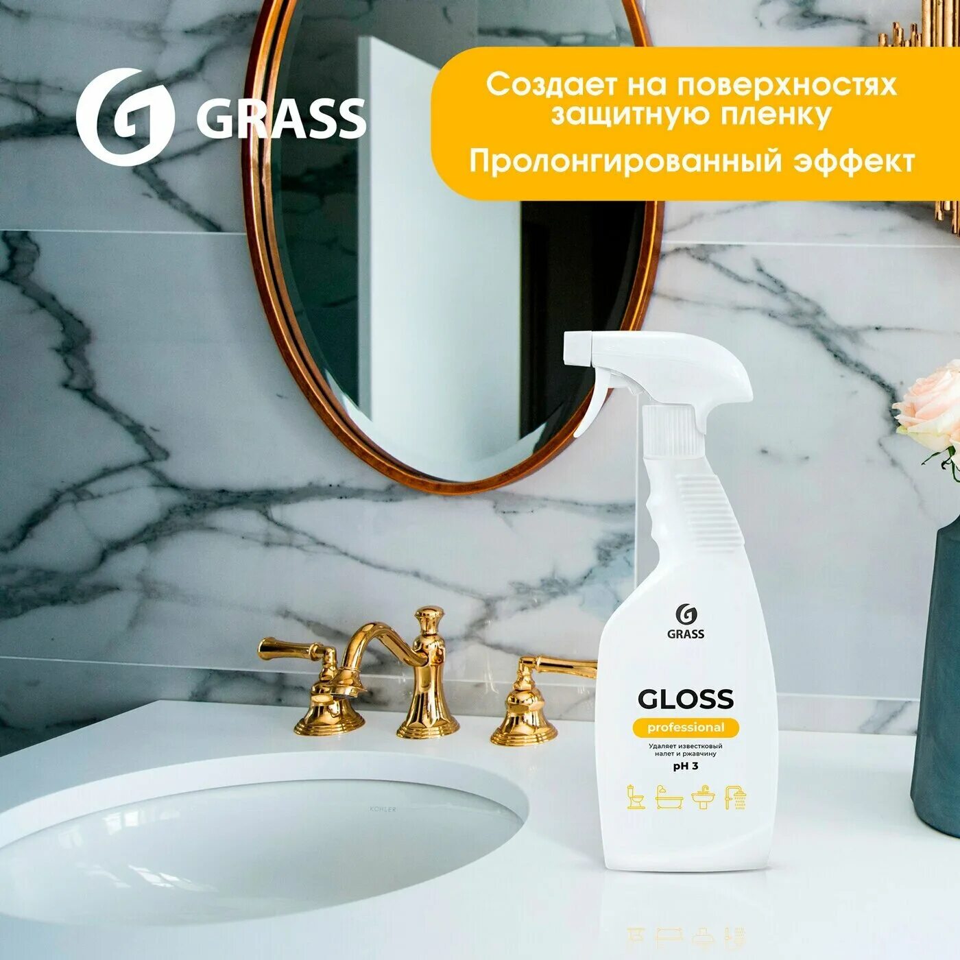 Grass gloss professional. Чистящее средство для сан. Глосс гель 750мл. Grass gloss гель 600 мл. Grass gloss чистящее средство для сантехники.