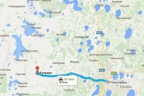 Карта кулуево