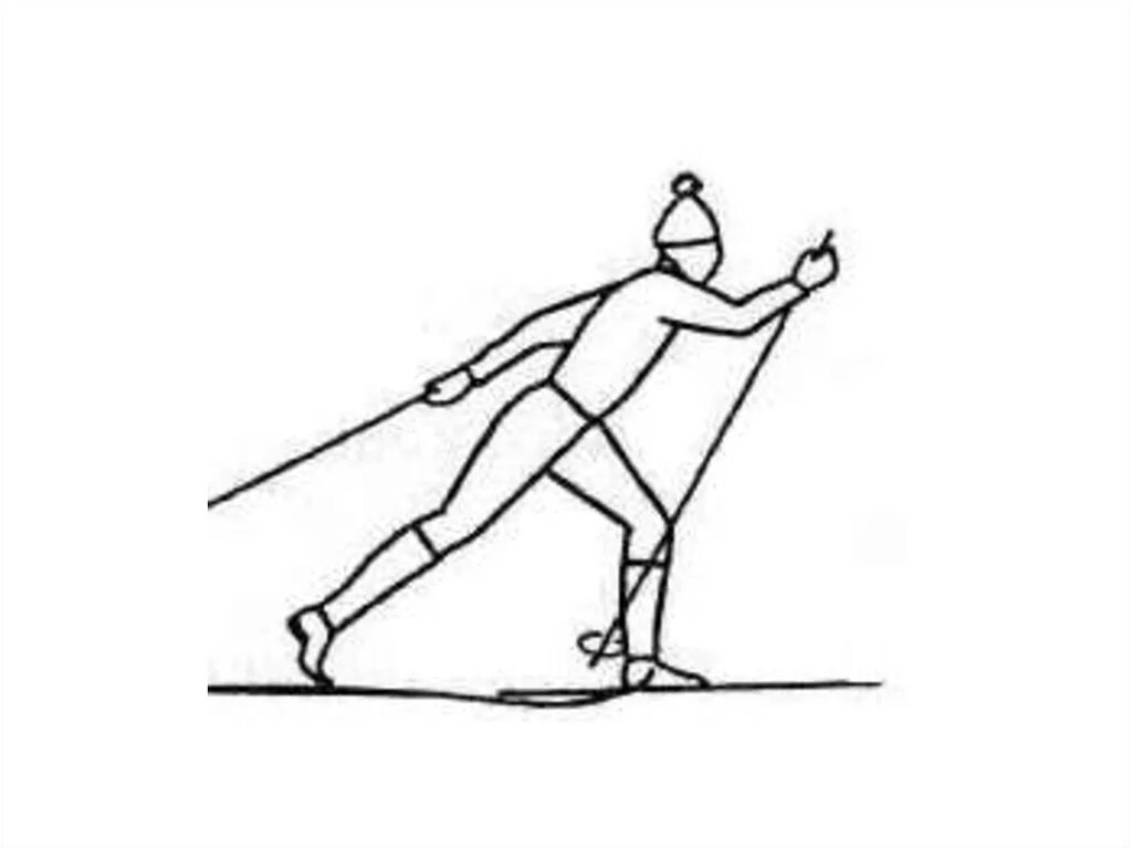 Рисование фигуры лыжника. Рисунок лыжника в движении. Лыжник рисунок карандашом. Рисование лыжник.