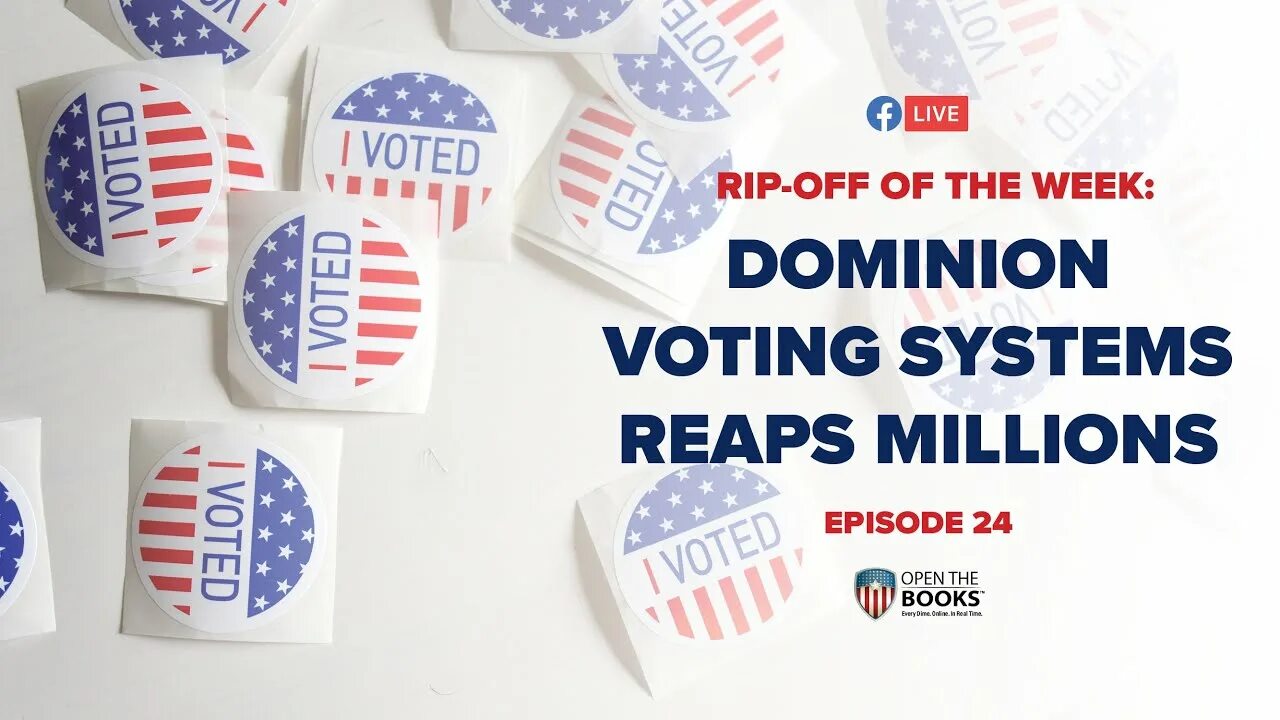 Vote system. Dominion voting Systems. Dominion Fertility logo.