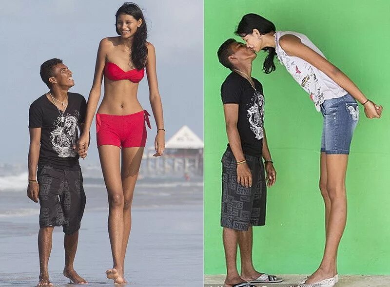 Почему самая высокая. Высокие девушки. Высокая и низкая женщина. Высокий и маленькая девушка. Высокая женщина и маленький мужчина.