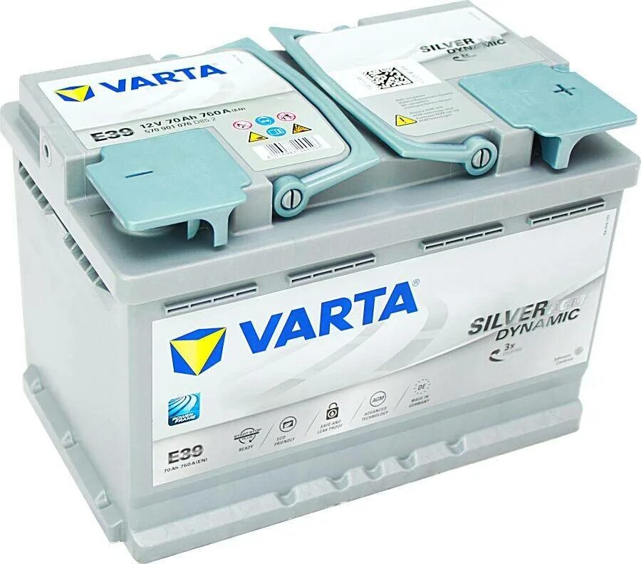 Varta 12v 60ah. Аккумулятор Varta AGM 70ah. Varta AGM 70. Аккумулятор Varta Silver Dynamic AGM e39. Varta Silver AGM.