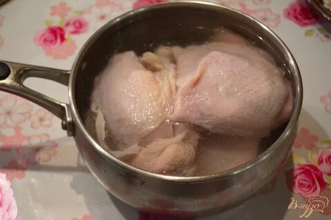 Холодец из курицы и рульки без желатина