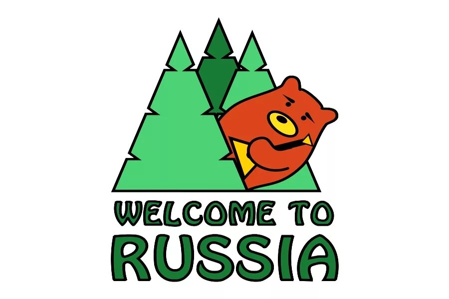 Вел ком рф. Надпись Welcome to Russia. Наклейка Welcome to Russia. Рисунок на тему Welcome to Russia. Велком ту Россия.