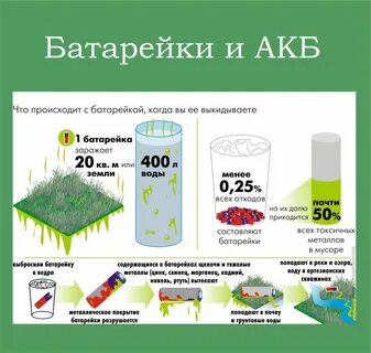 Проект утилизация батареек
