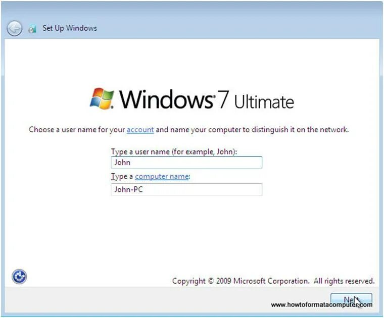 Installing windows 7. Windows 7 ultimate. установка windows 7 ultimate. имя пользователя виндовс установить. смешные название компьютеров.