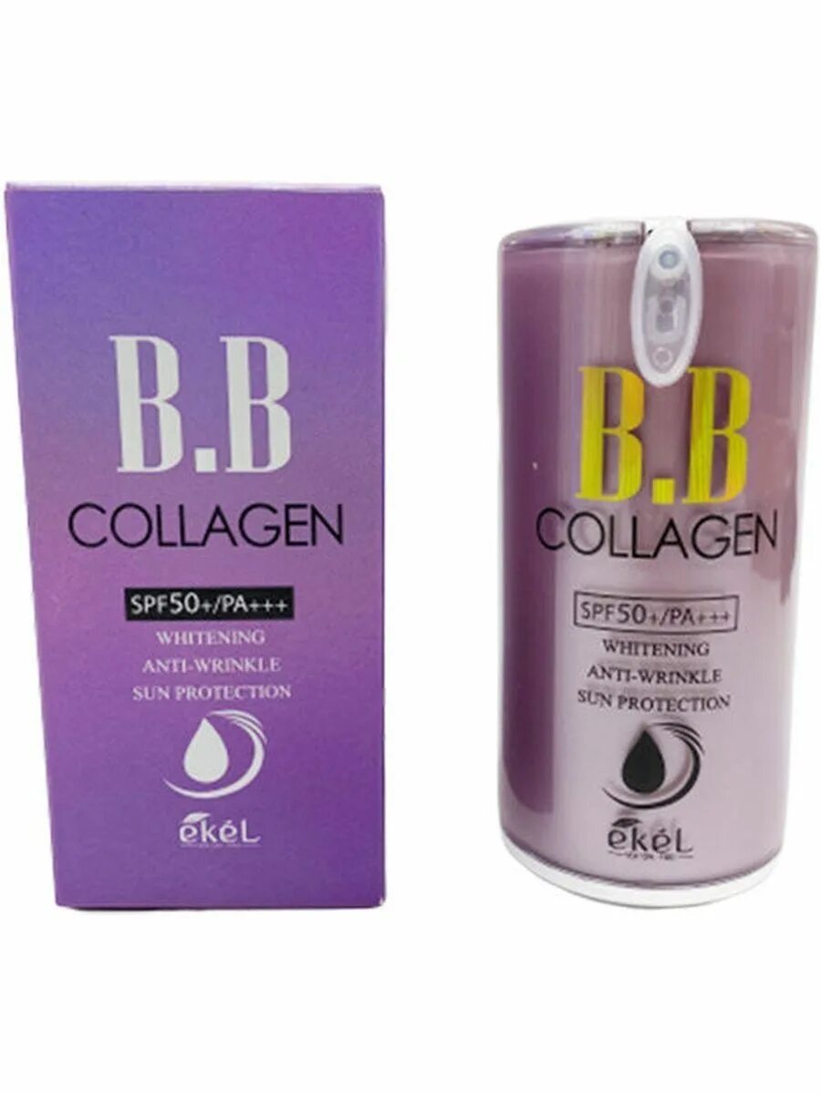 Вв крем коллаген. BB крем Ekel Collagen. [Ekel] BB крем коллаген Collagen BB Cream spf50/pa+++, 50 мл. Ekel BB крем антивозрастной с коллагеном Ekel BB Cream Collagen SPF 50+/pa+++, 50 мл. Collagen тональный крем SPF 50 BB.