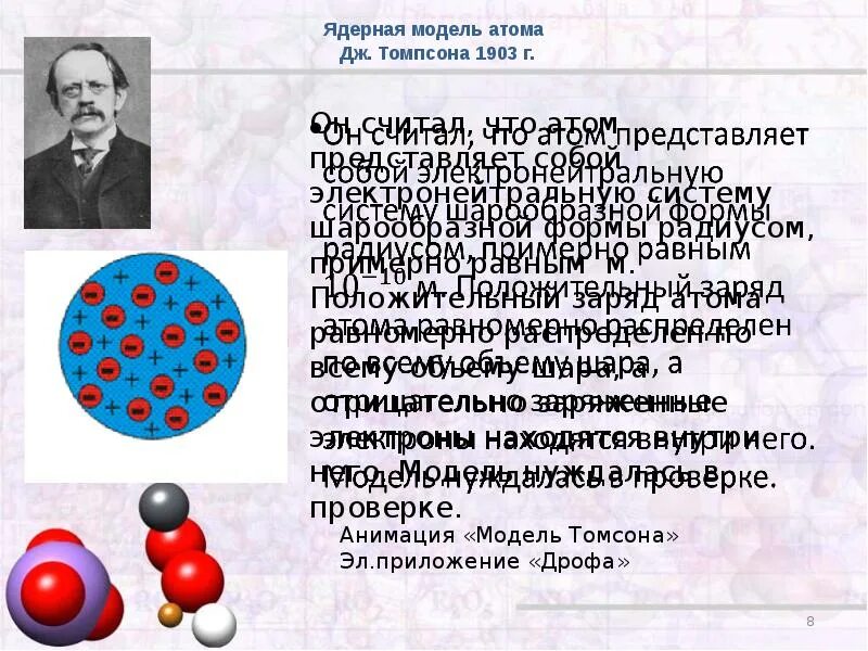 Модель атома Томсона 1903. Ядерная модель атома Дж. Томпсона 1903 г.р. Ядерная модель атома. Ядерная модель атома кратко.