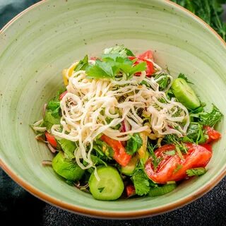 Овощной салат с сыром