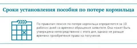 Госуслуги пенсия по потере кормильца выплаты